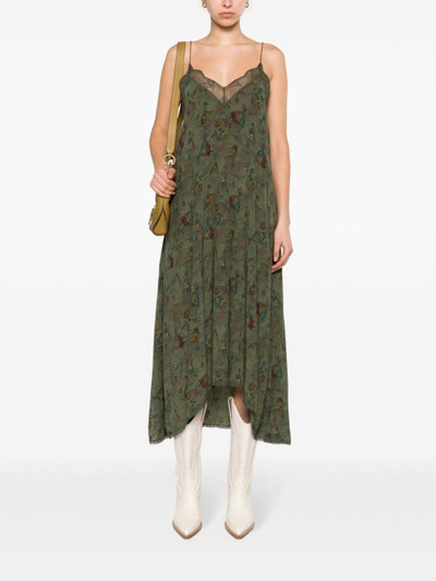 Zadig & Voltaire Ristyl illustration-print midi dress outlook