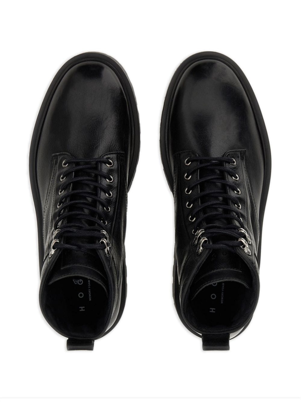 H673 leather boots - 4