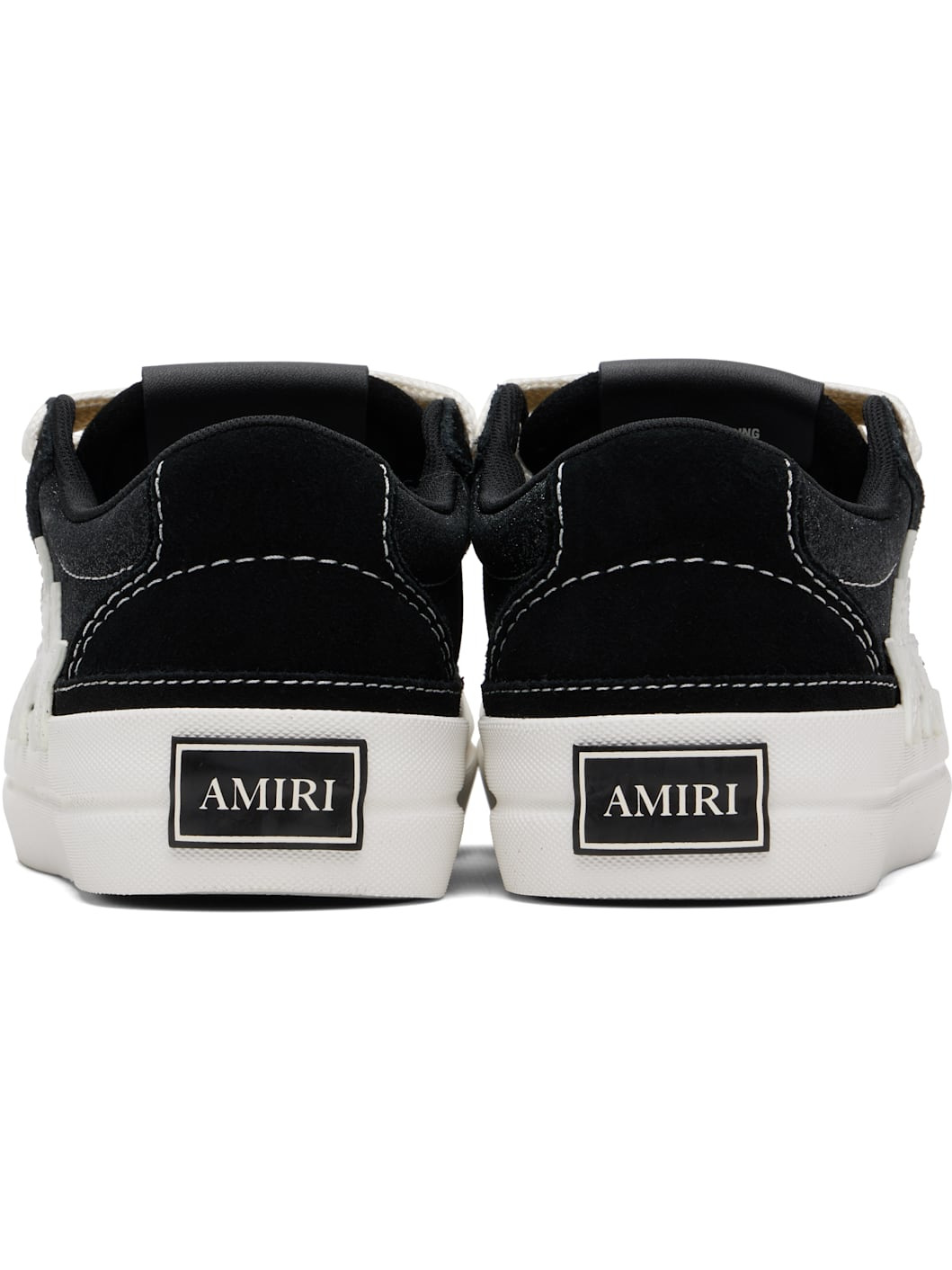 Black Glitter Sunset Skate Sneakers - 2