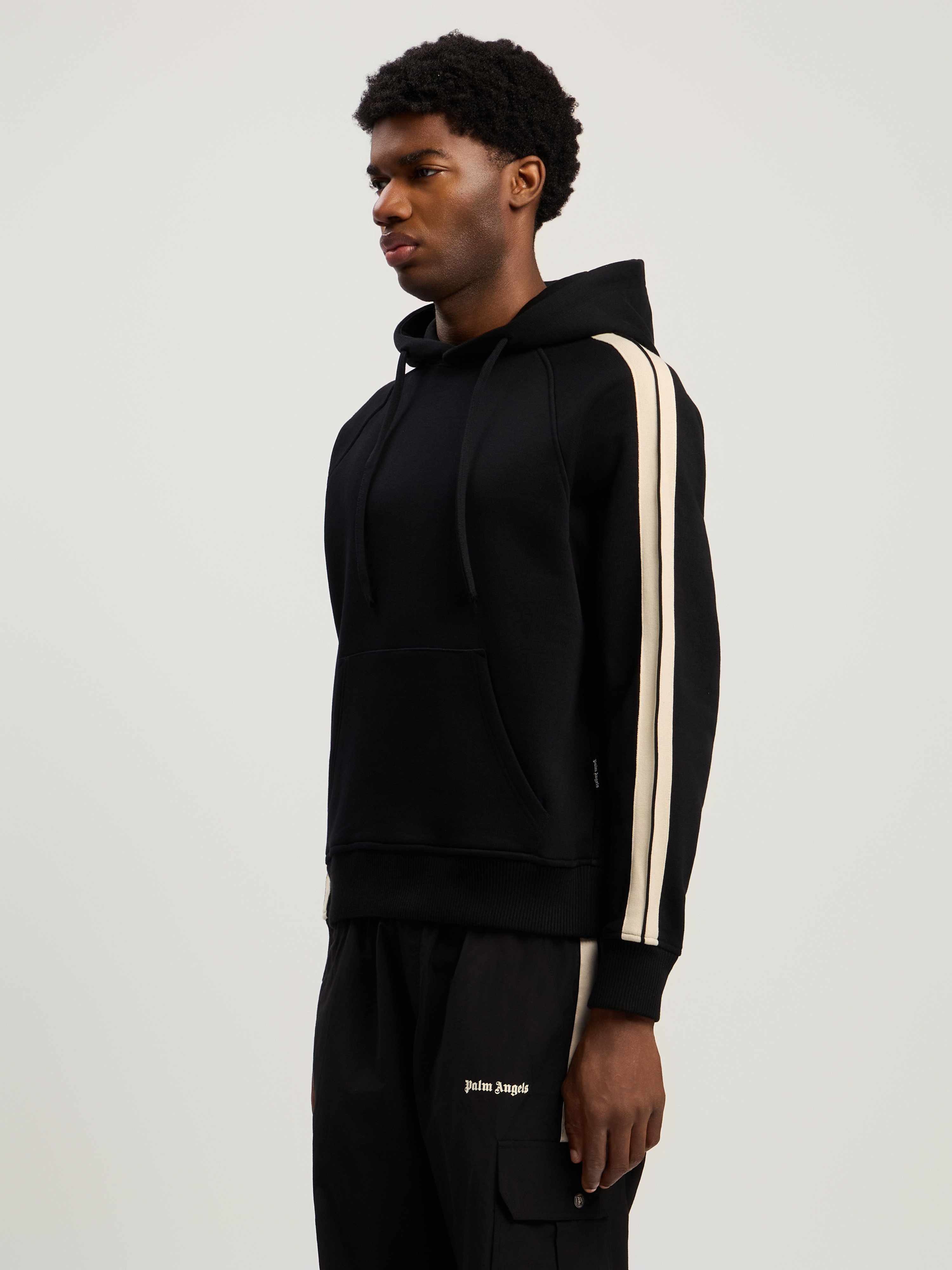 Curved Logo Track Hoodie - 4
