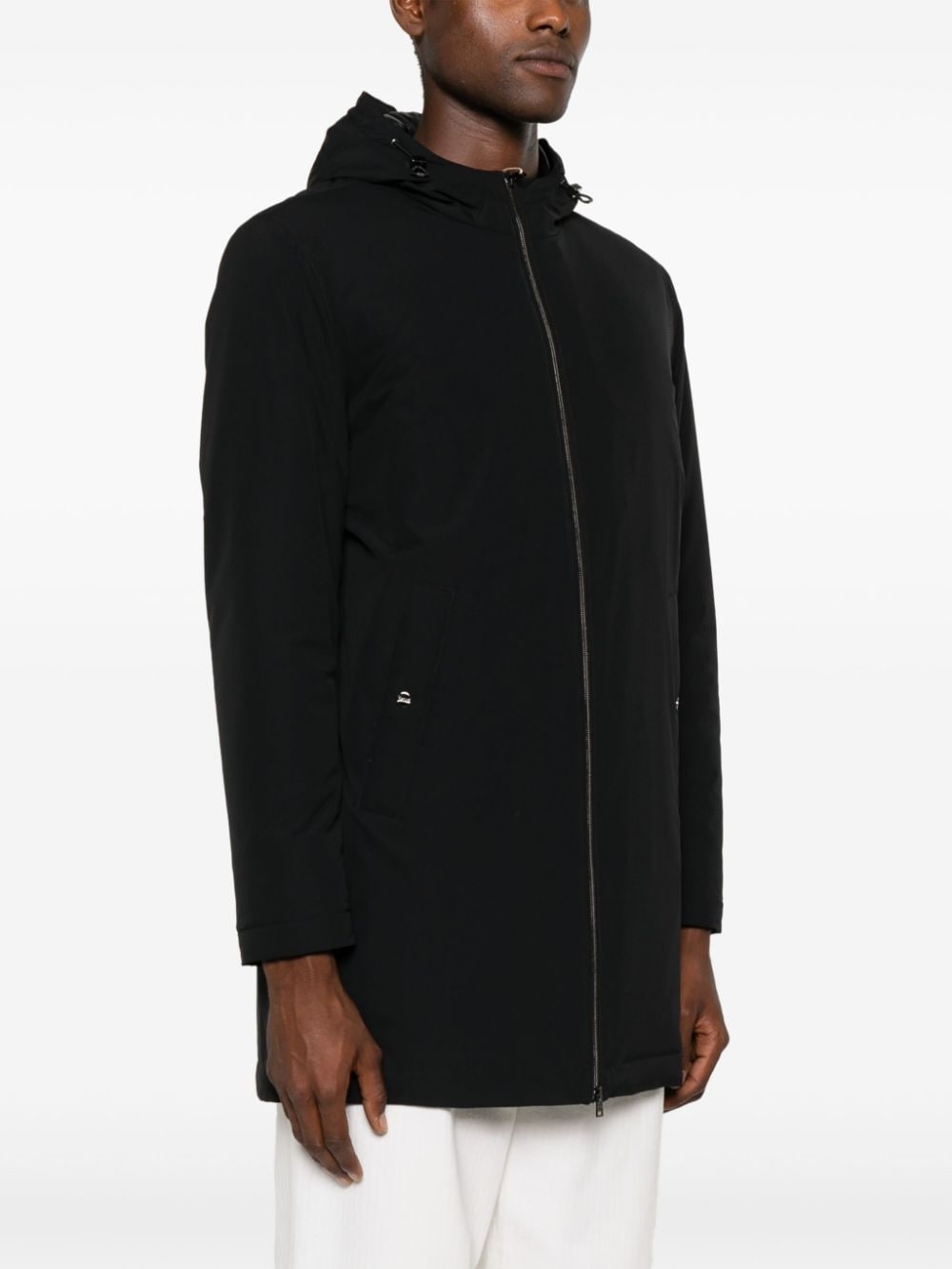 hooded parka coat - 3