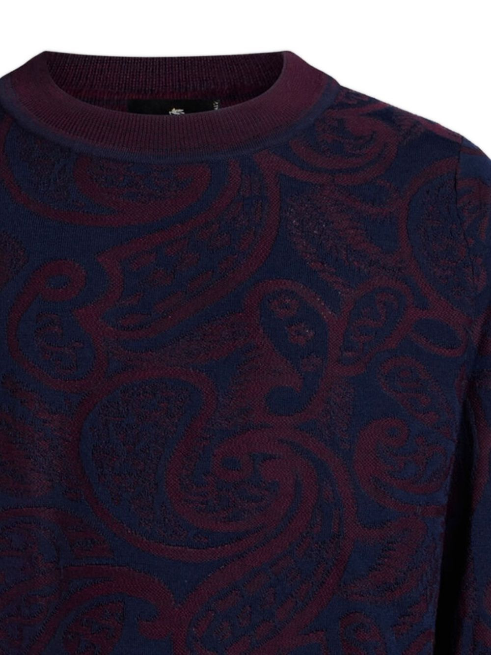 paisley jacquard sweater - 2