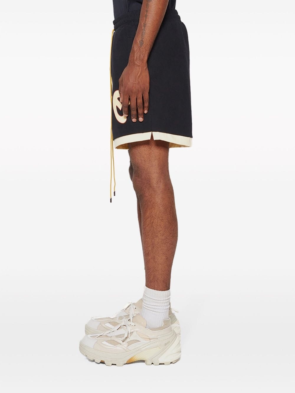 Mechanic logo-print shorts - 3