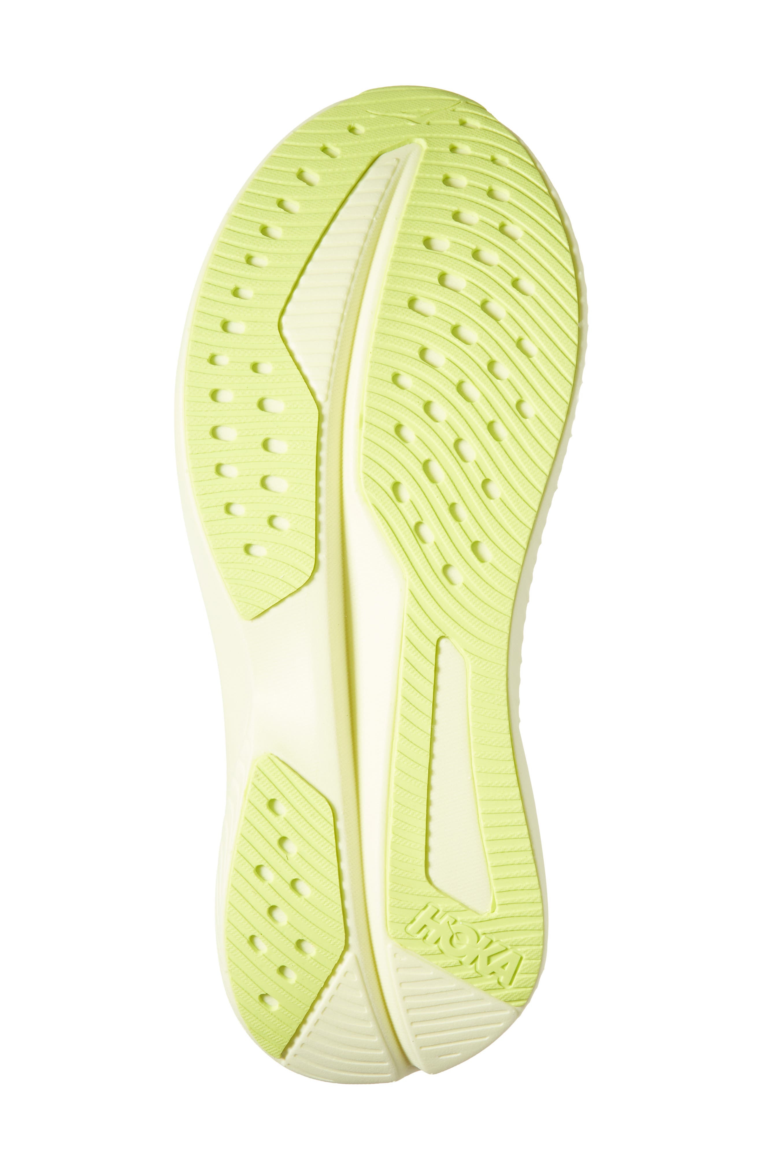 HOKA Mach 6 Running Shoe in White /Neon Hoka Citrus at Nordstrom - 6