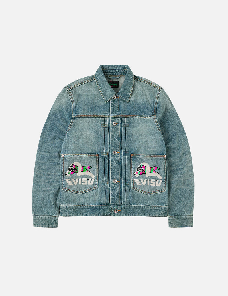 【EXCLUSIVE】EVISU X ICECREAM Seagull Denim Jacket 4