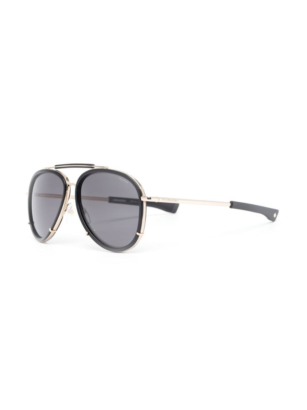 pilot-frame logo-debossed sunglasses - 2
