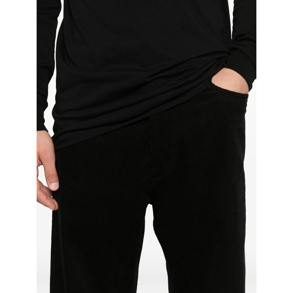 Rick Owens Black Trousers - Regular & Straight-Leg Trousers Men - 5
