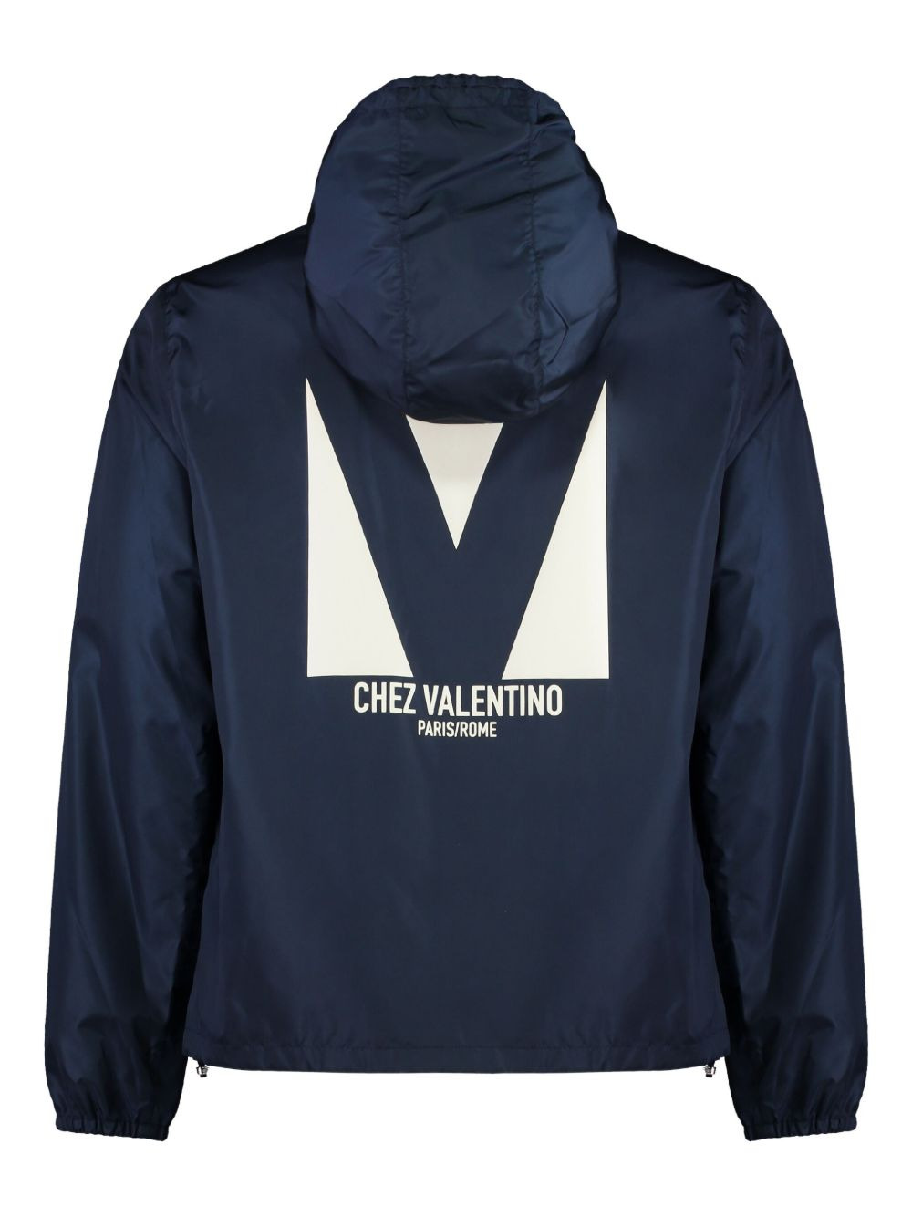 Navy blue nylon jacket - 2