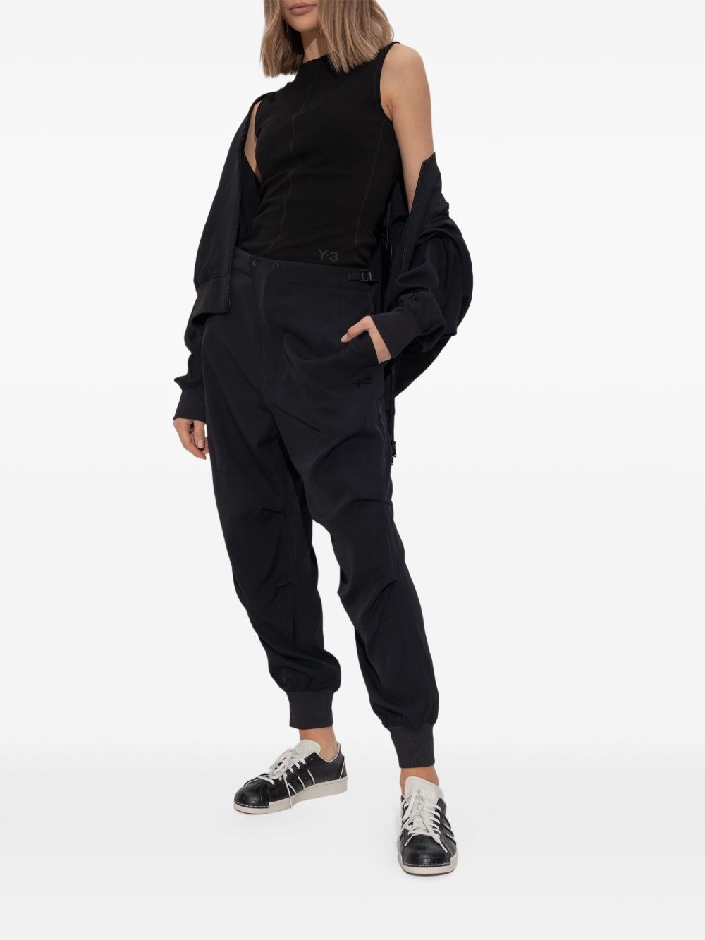 press-stud trousers - 2