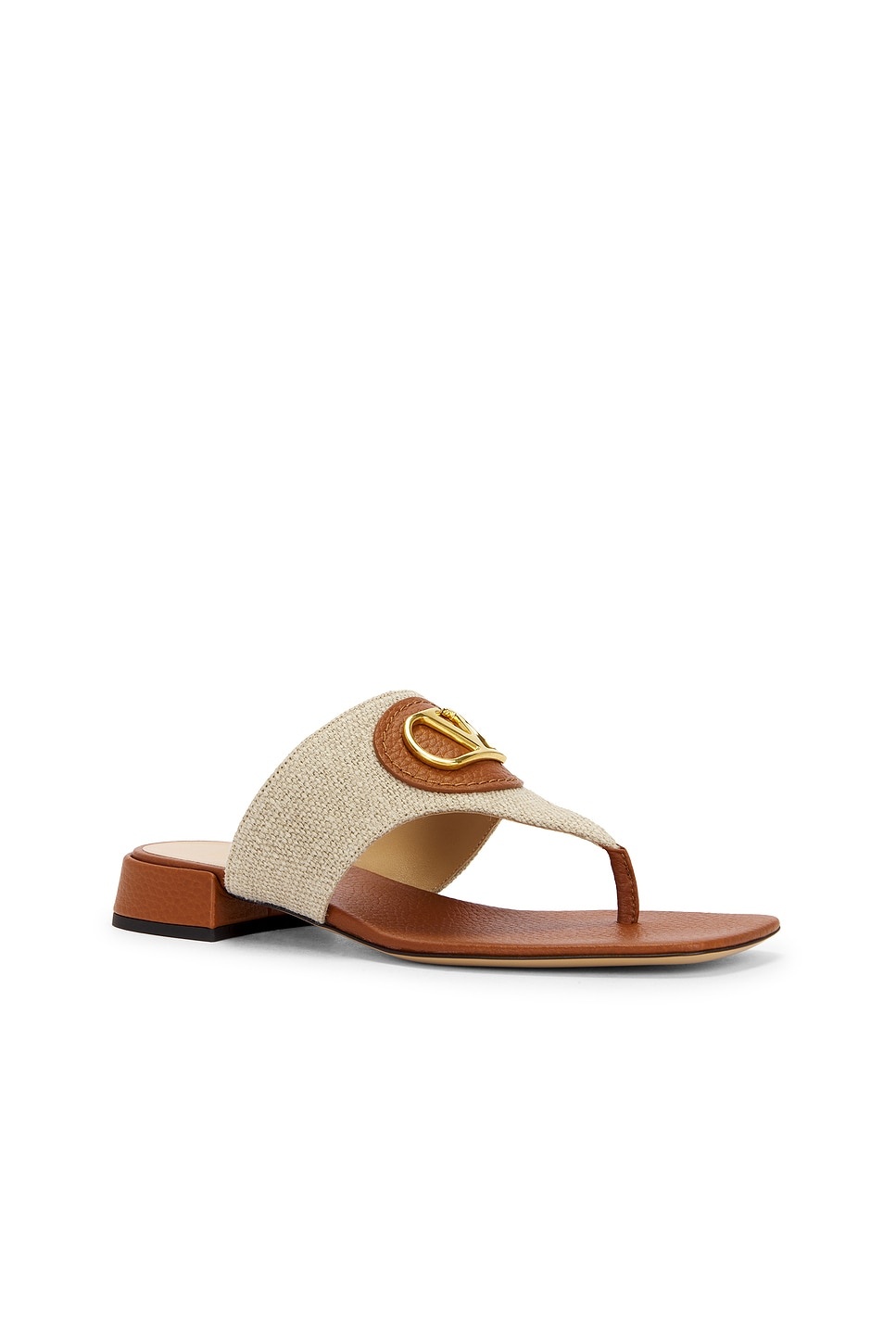 V Logo Signature Thong Sandal - 2