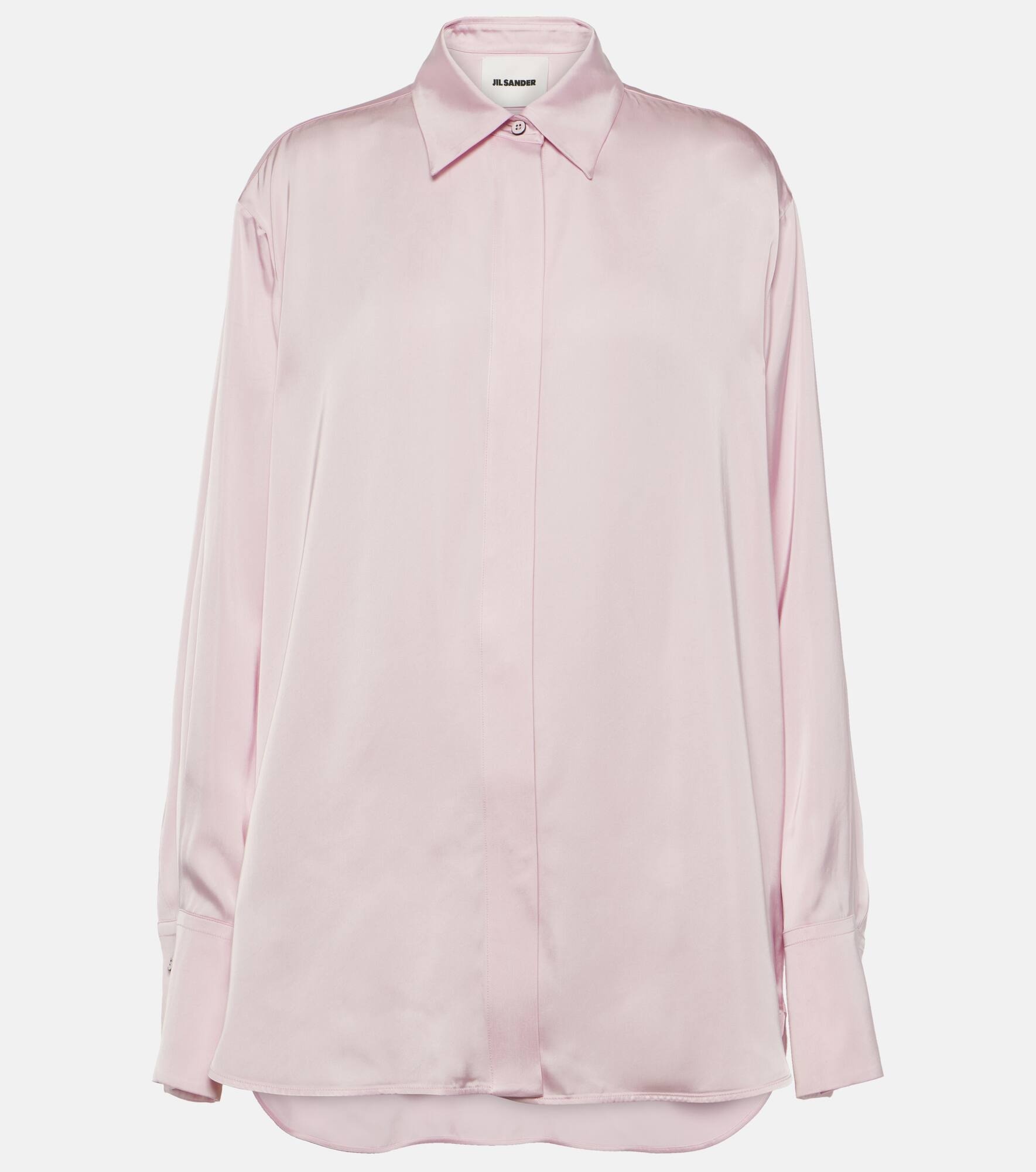 Powder satin shirt - 1