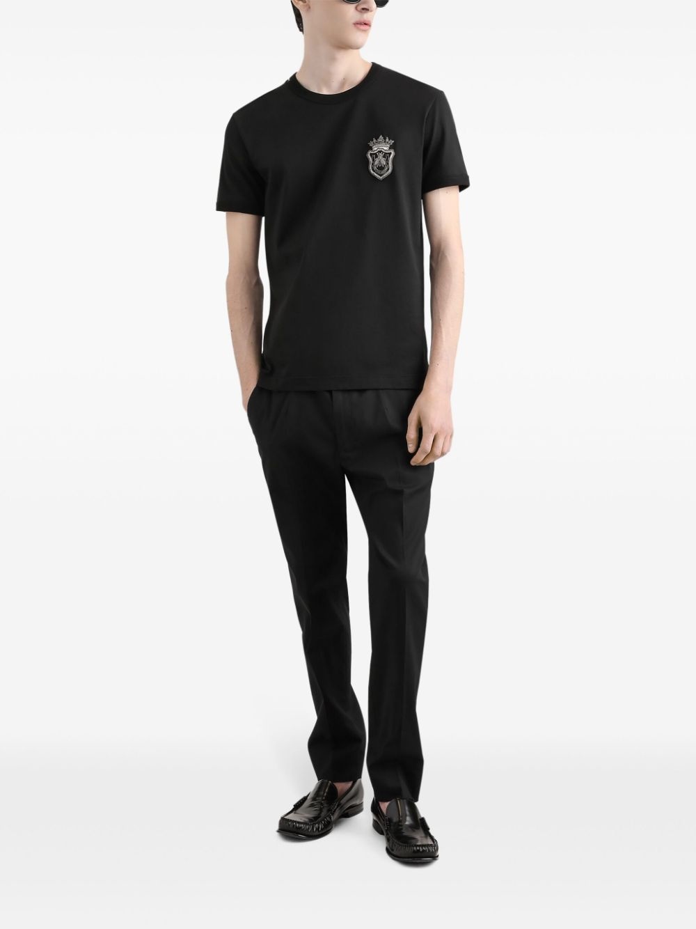 embroidered logo t-shirt - 2