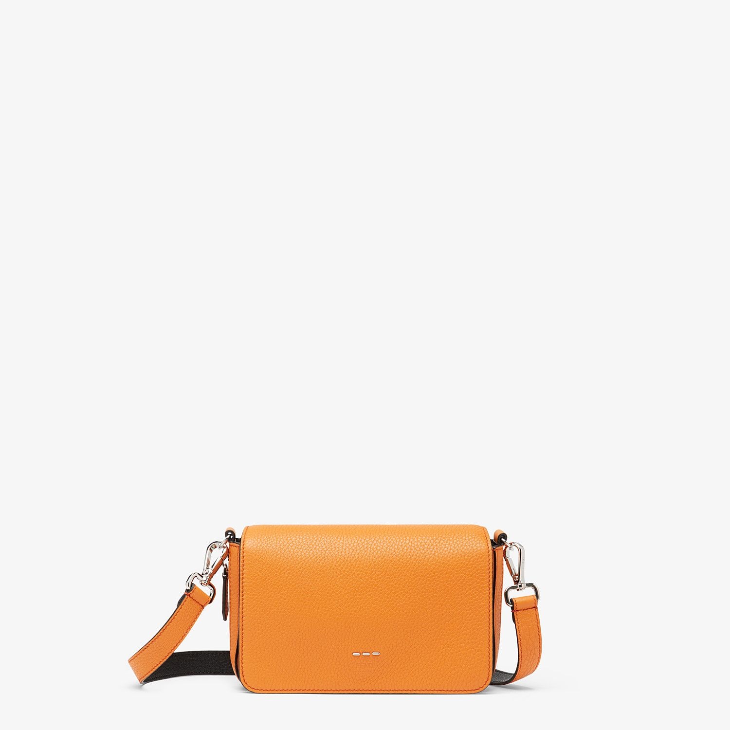 Orange leather bag - 1