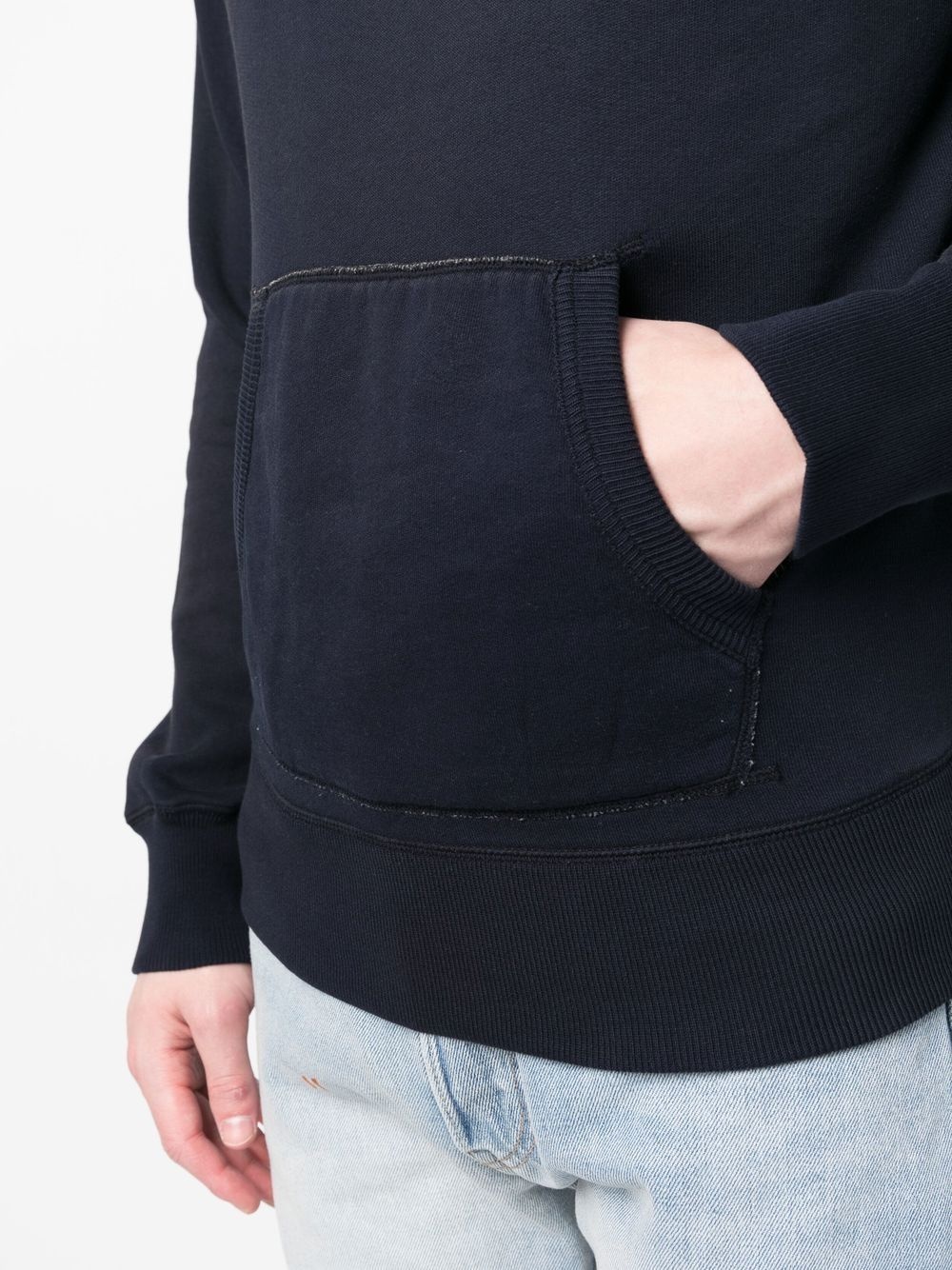 logo-print drawstring hoodie - 5