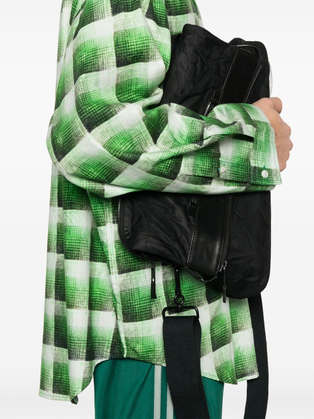 check-pattern shirt - 5