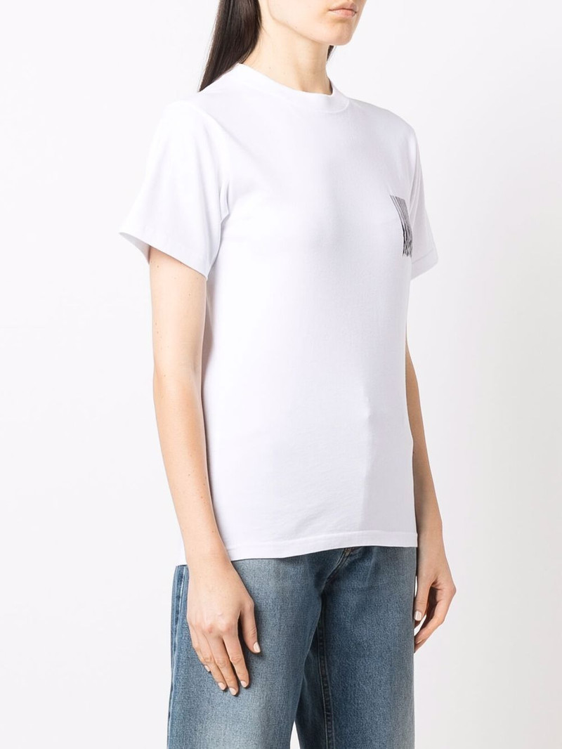 barcode-print T-shirt 4