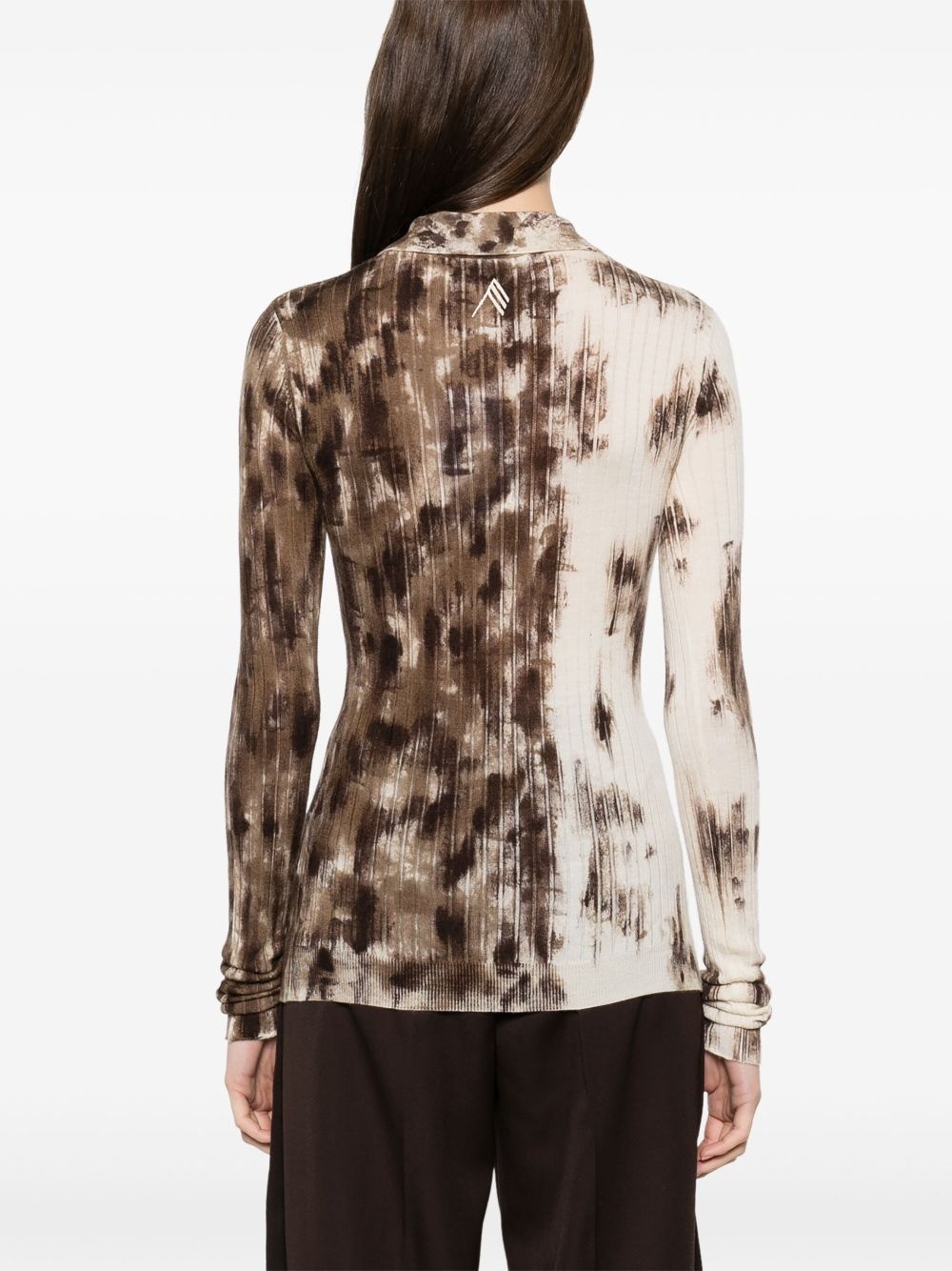 tie-dye polo top - 4