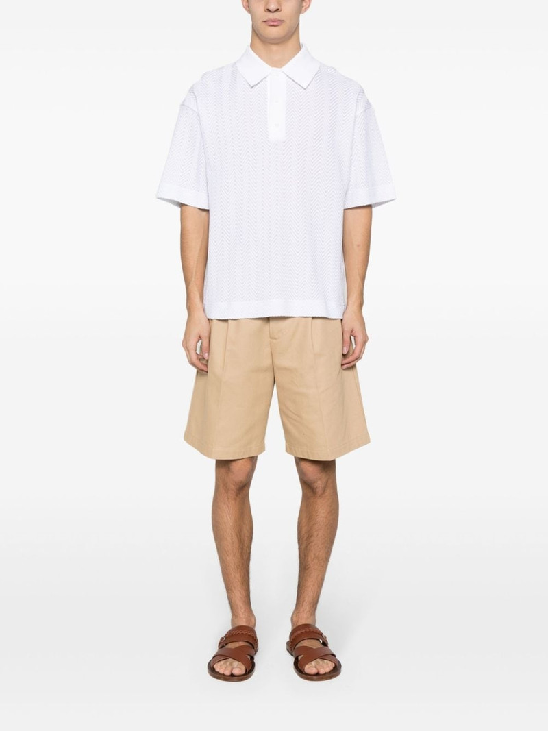 Missoni zigzag-woven polo shirt outlook