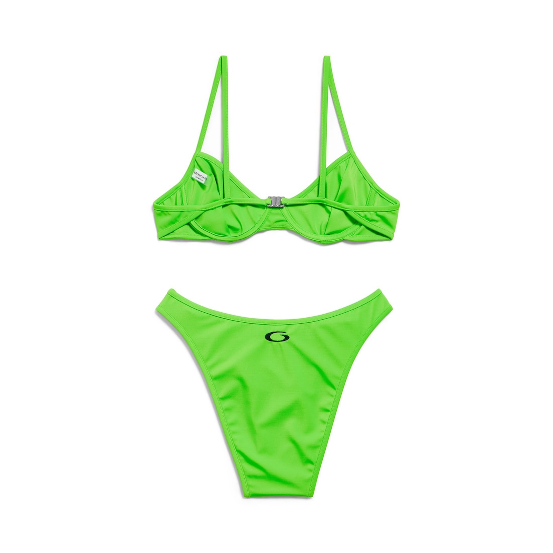 Sporty Bikini in Neon Green - 2