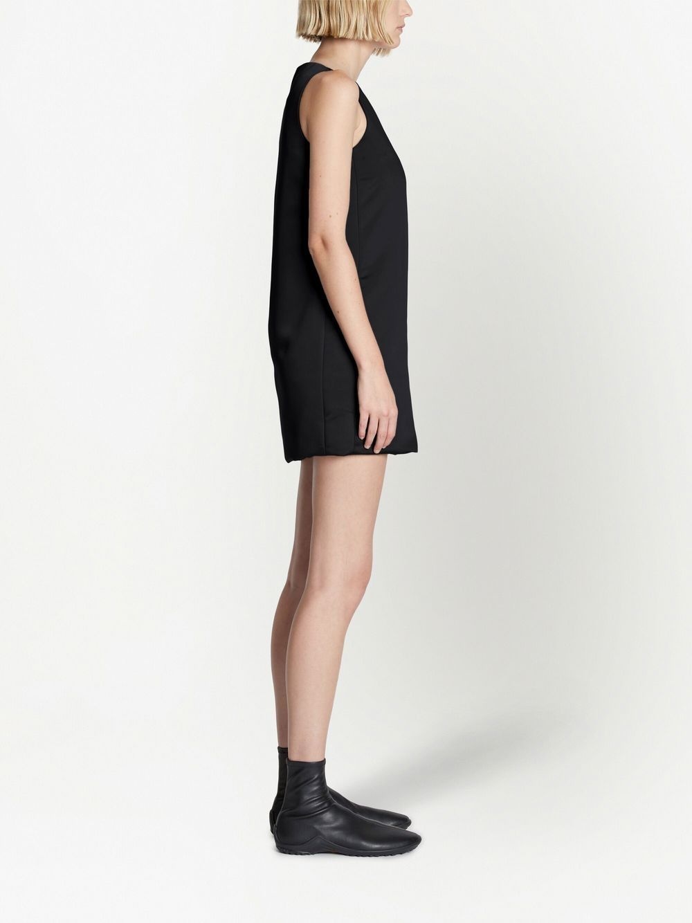 sleeveless satin mini dress - 3
