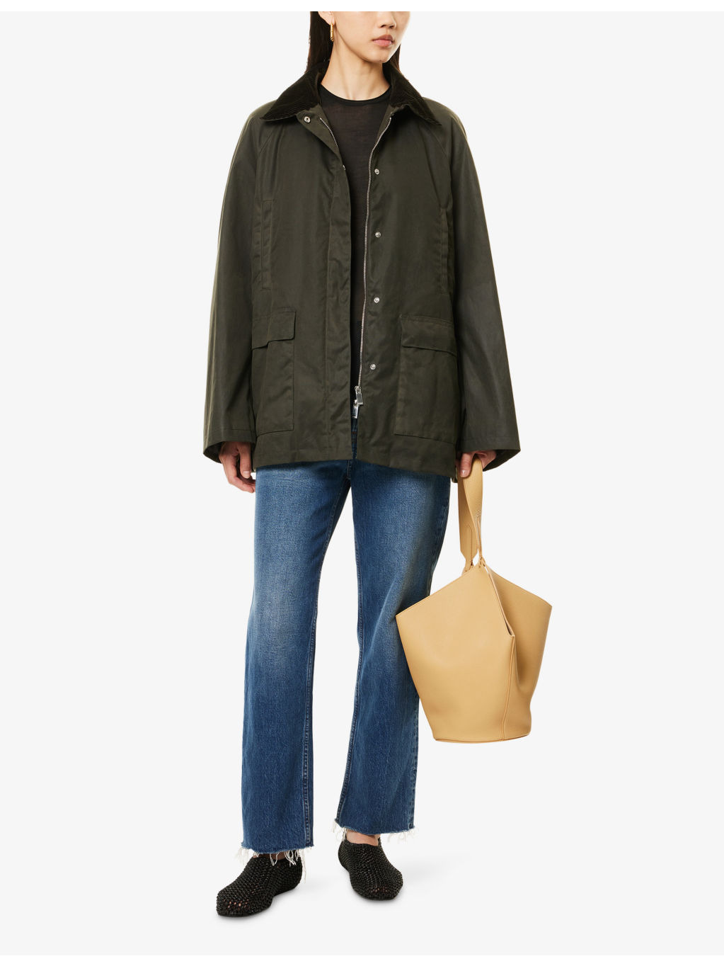 Split-Hem Padded Cotton Country Jacket - 2