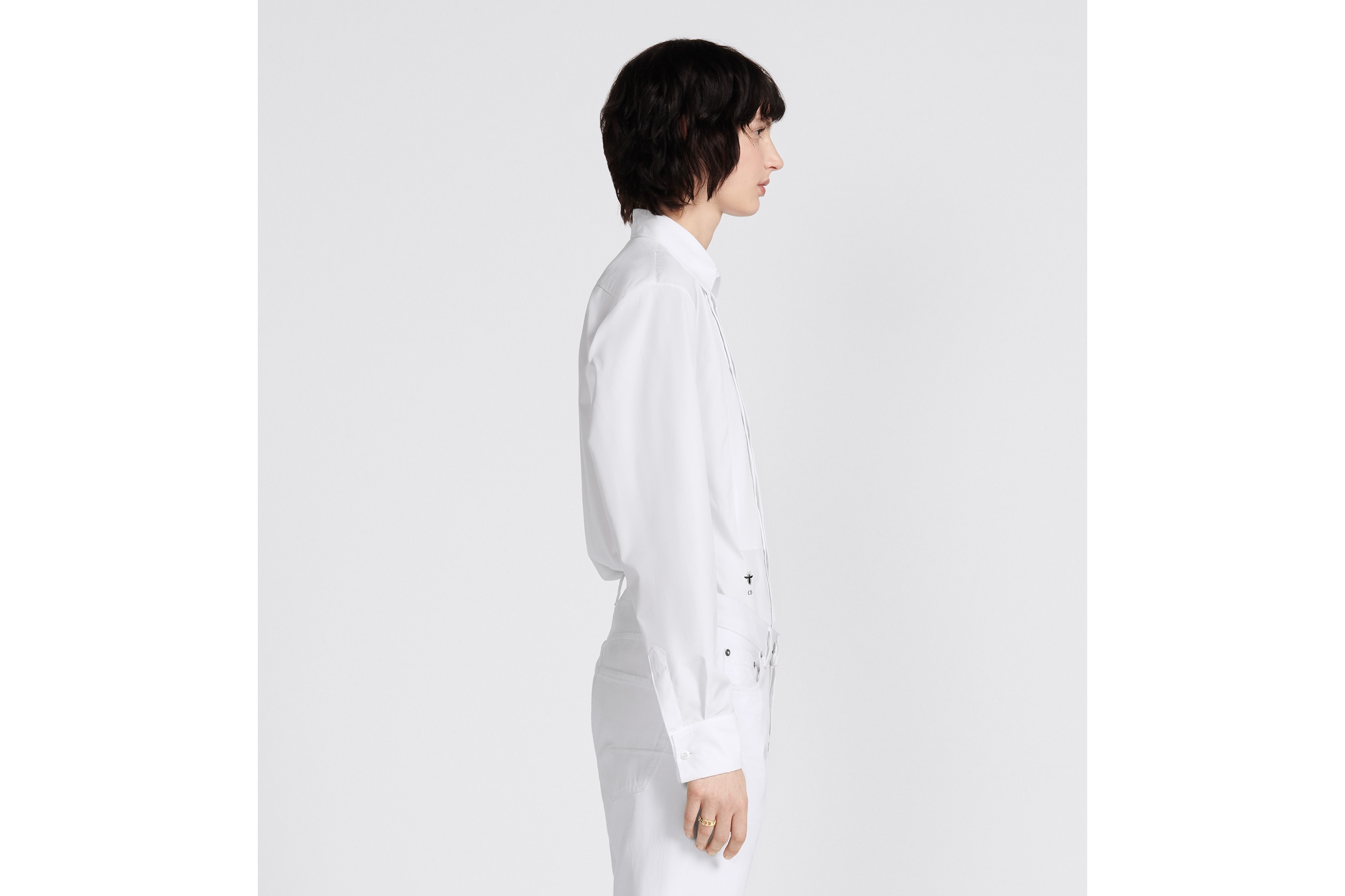 Blouse with Plastron - 5