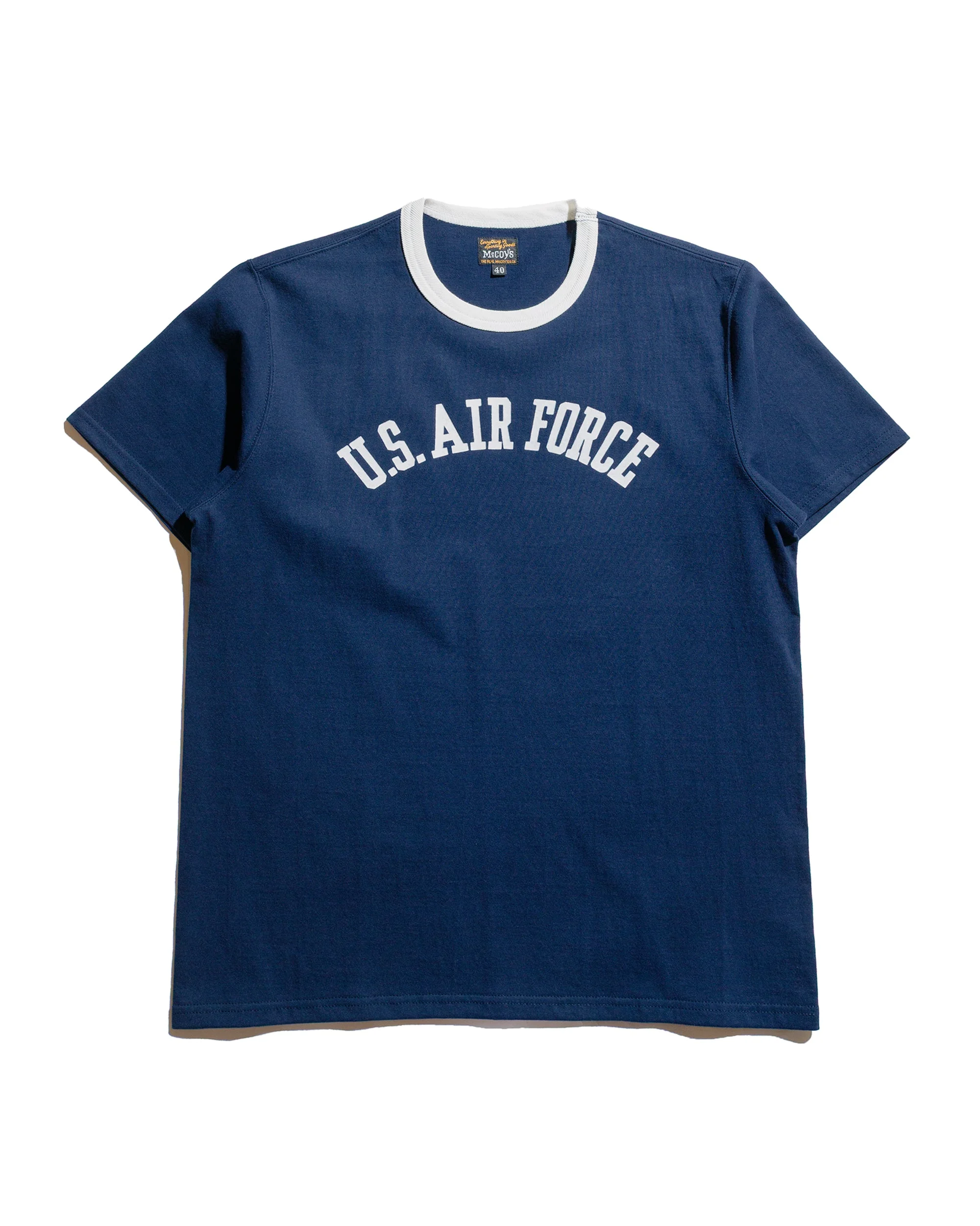 MC25008 Military Tee / U.S. Air Force Navy/Milk - 1