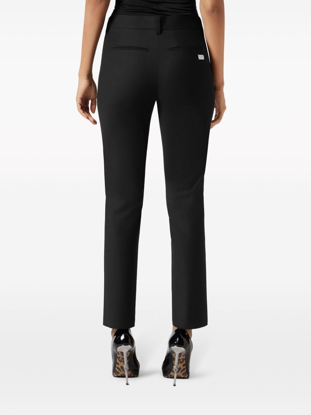 Office wool tailored trousers - 3