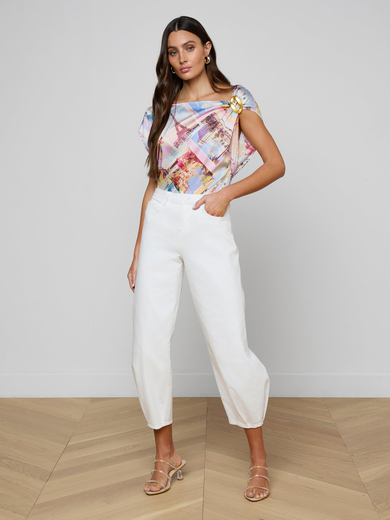 L'AGENCE Krista Tapered Jean outlook