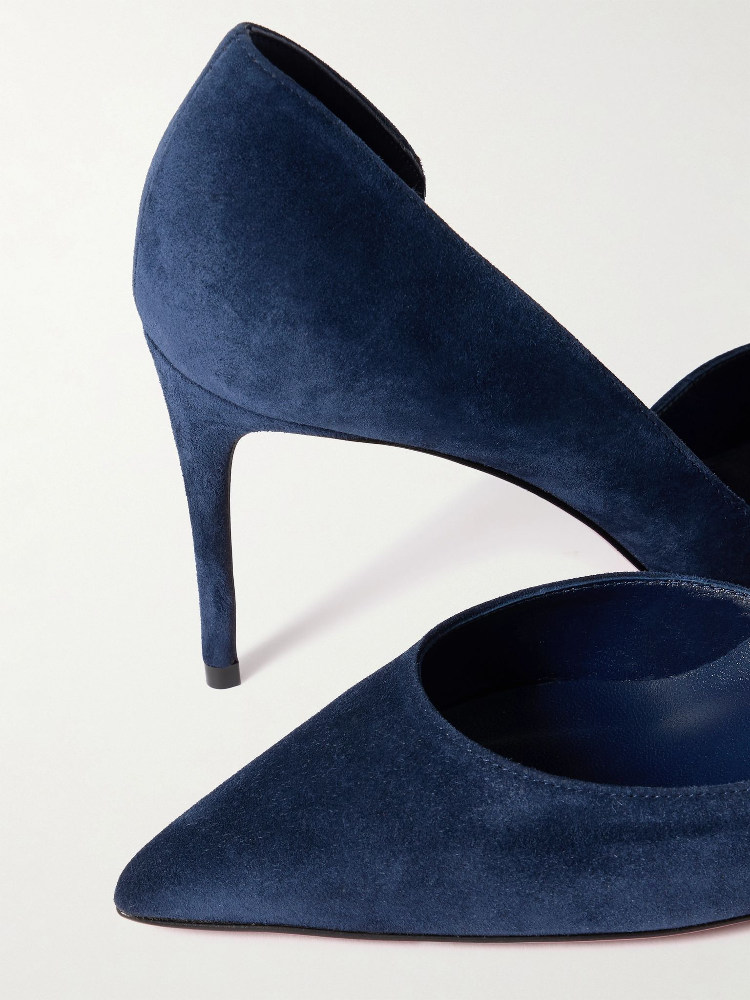 Iriza 85 suede pumps Navy - 4