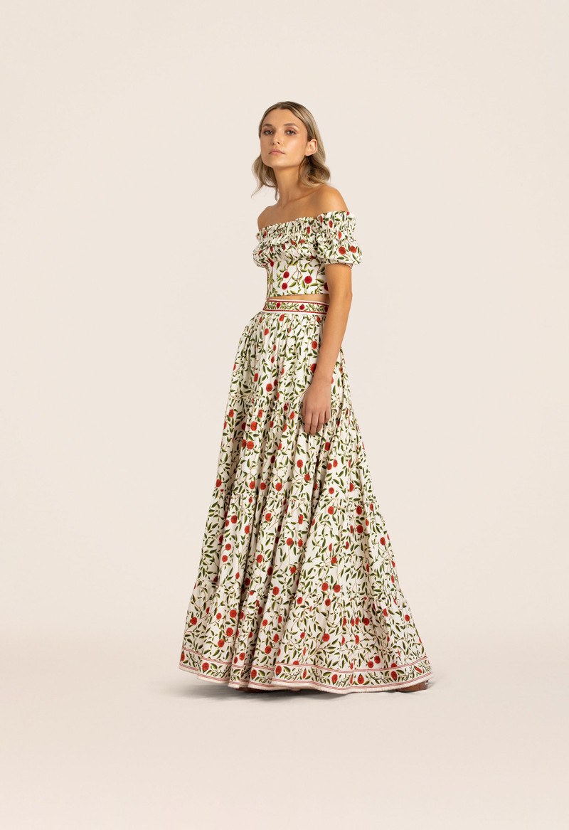 Macadamia Hedera Maxi Skirt 5