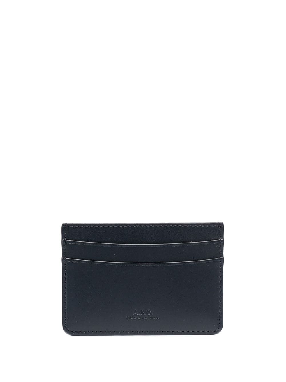 André embossed logo cardholder - 1