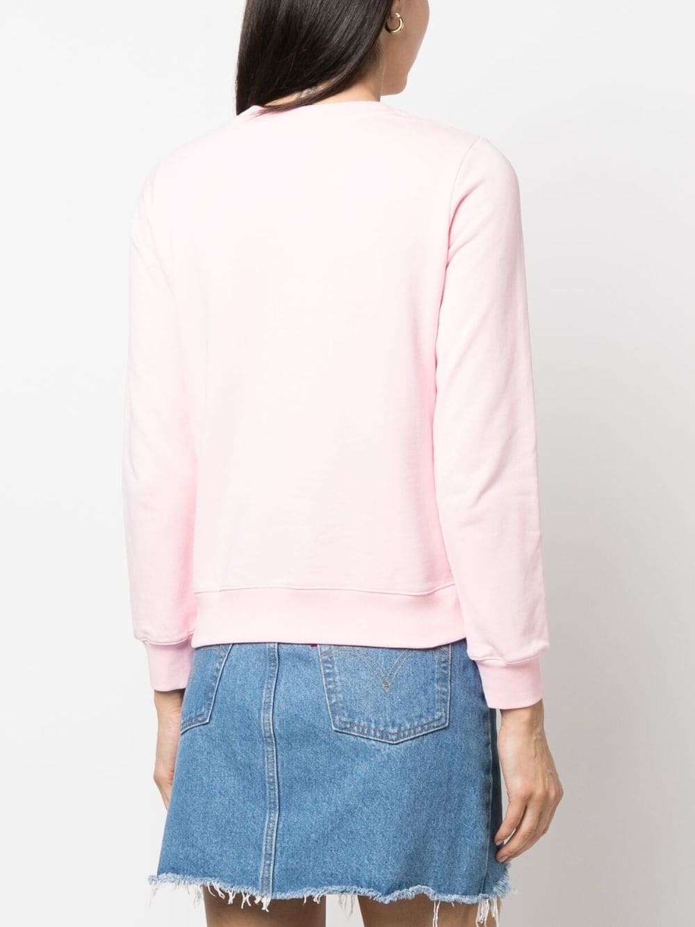 logo-embroidered long-sleeve T-shirt - 4