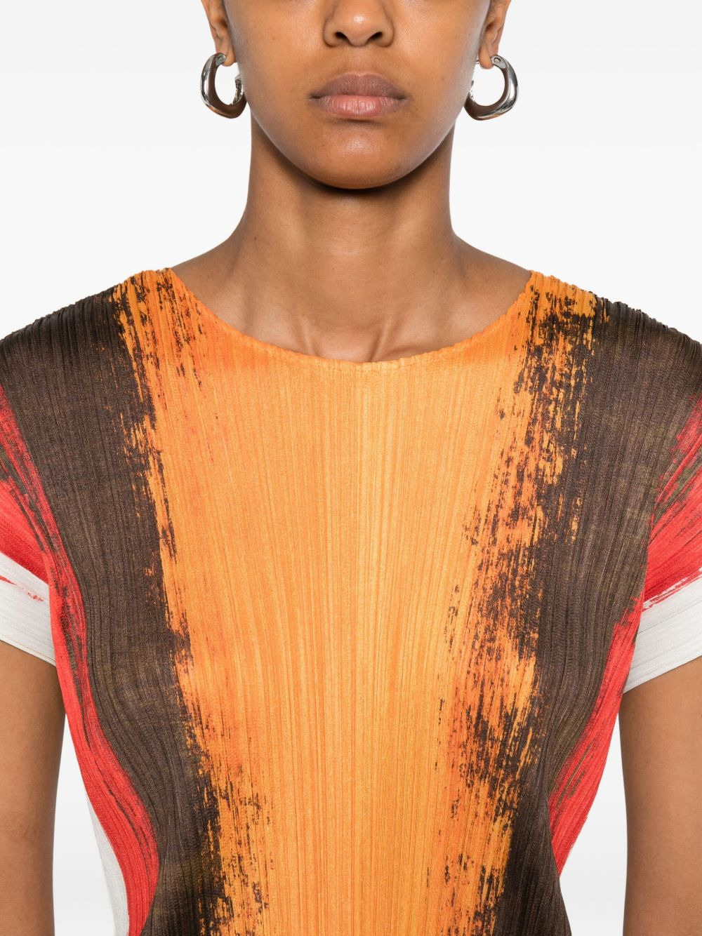 pleated stripe top - 5