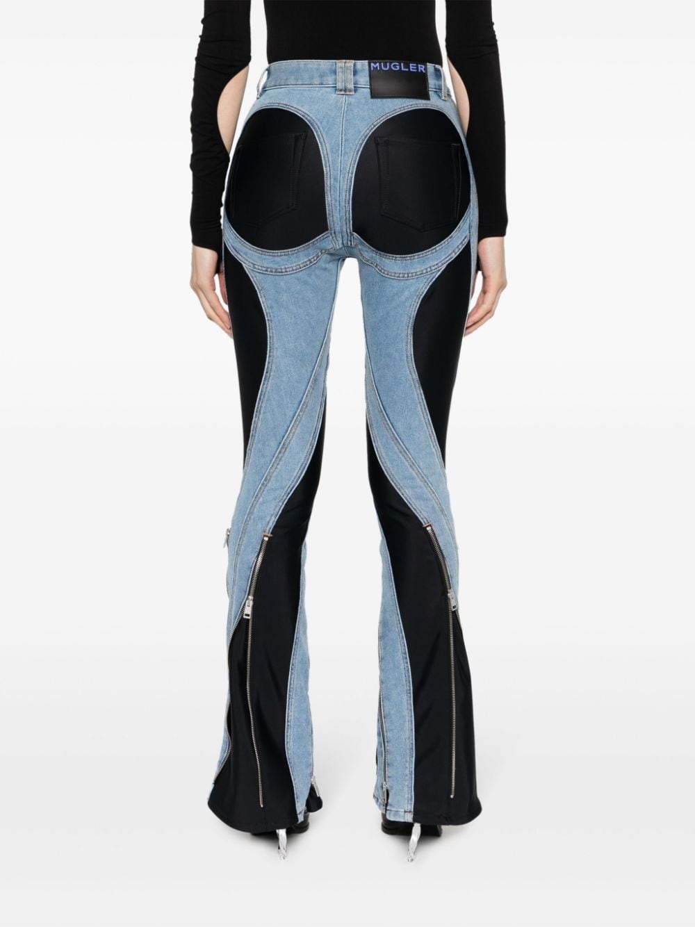 Spiral split-hem jeans - 4