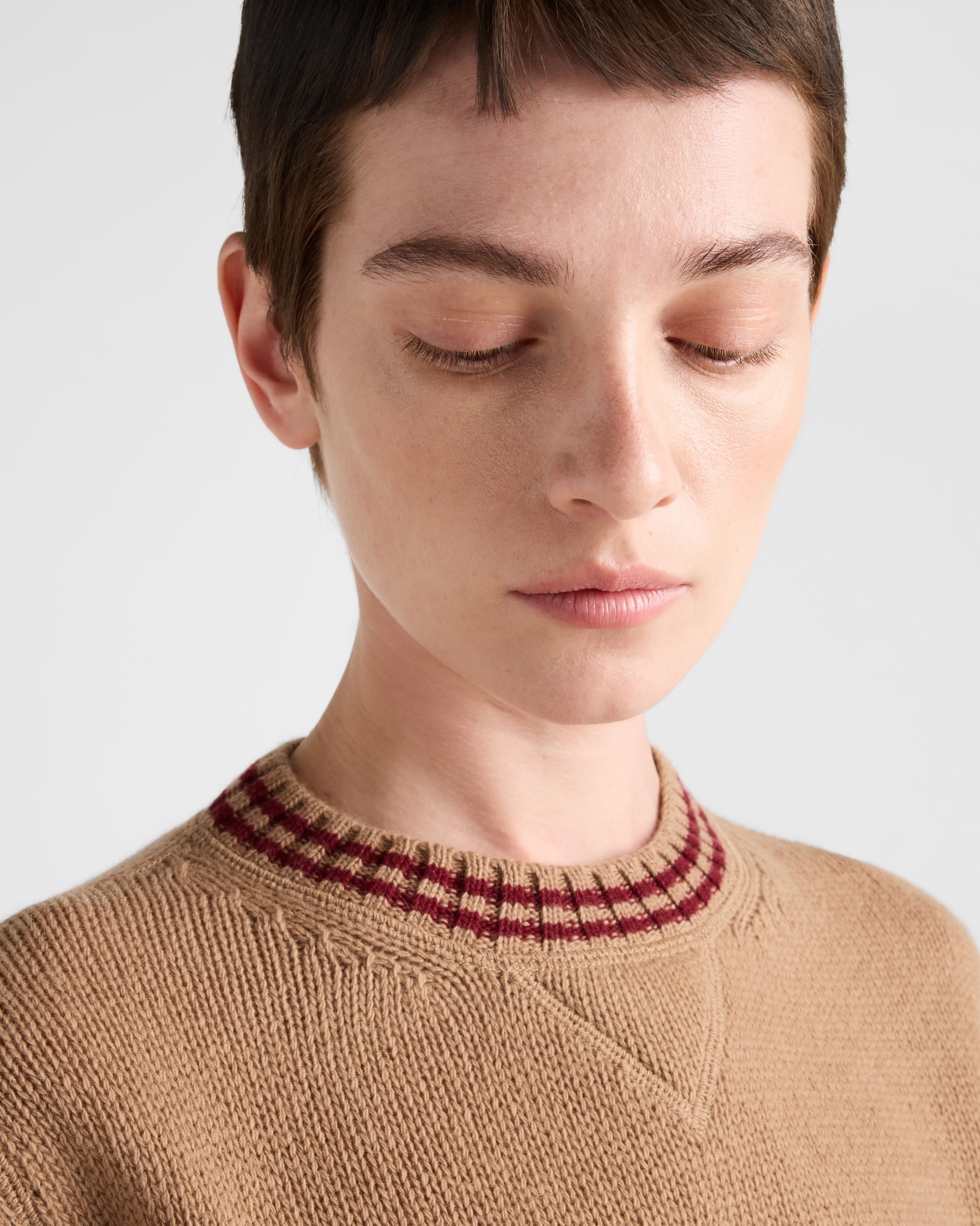 Wool and cashmere crew-neck sweater - 4