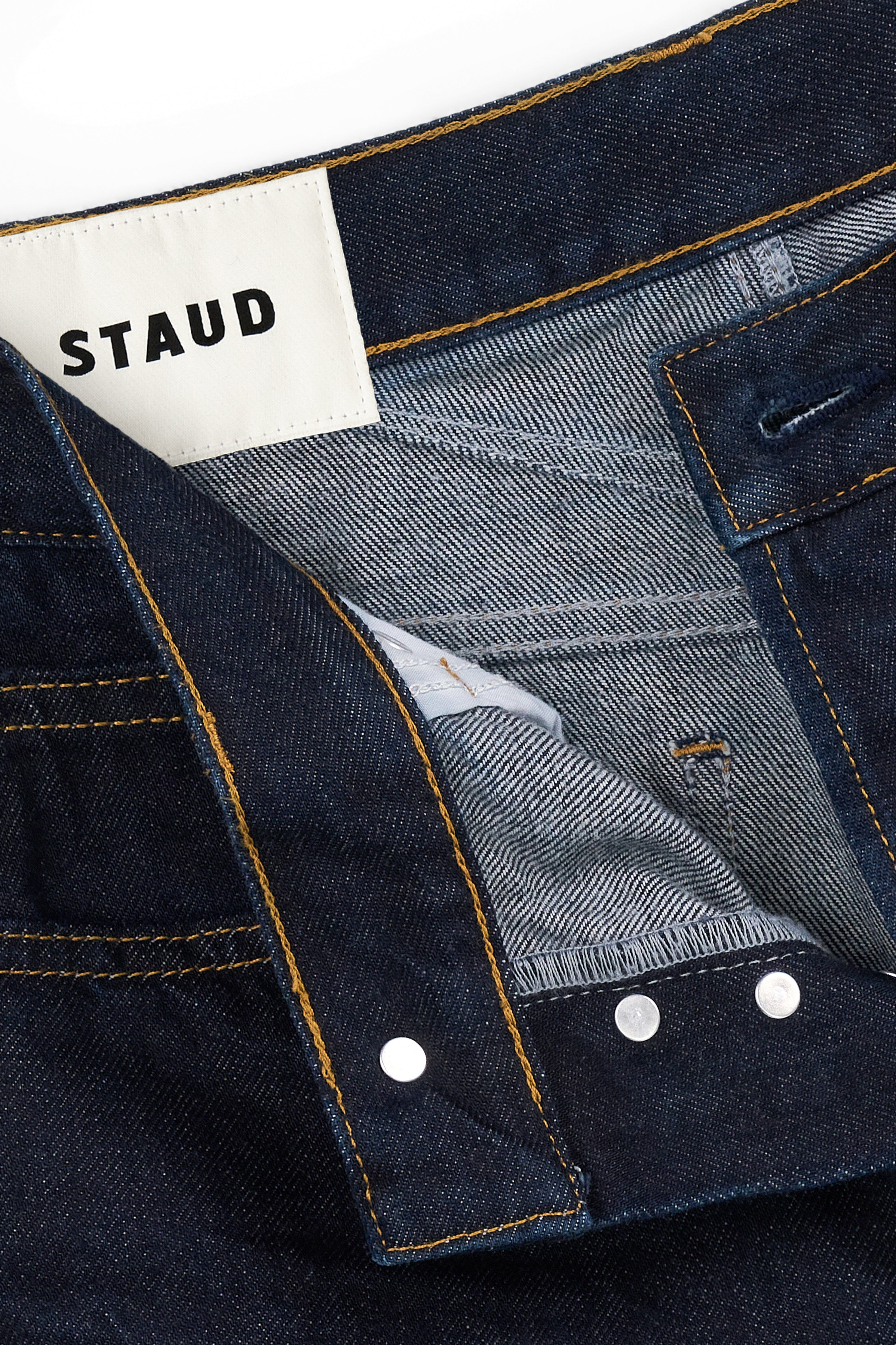 STAUD TEDDY STRAIGHT JEAN INDIGO - 11