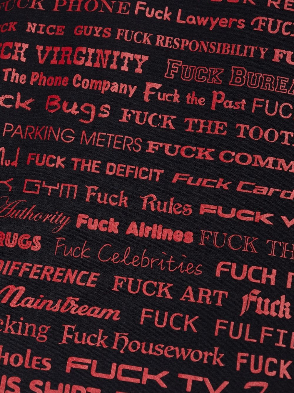 text-print short-sleeve T-shirt - 6