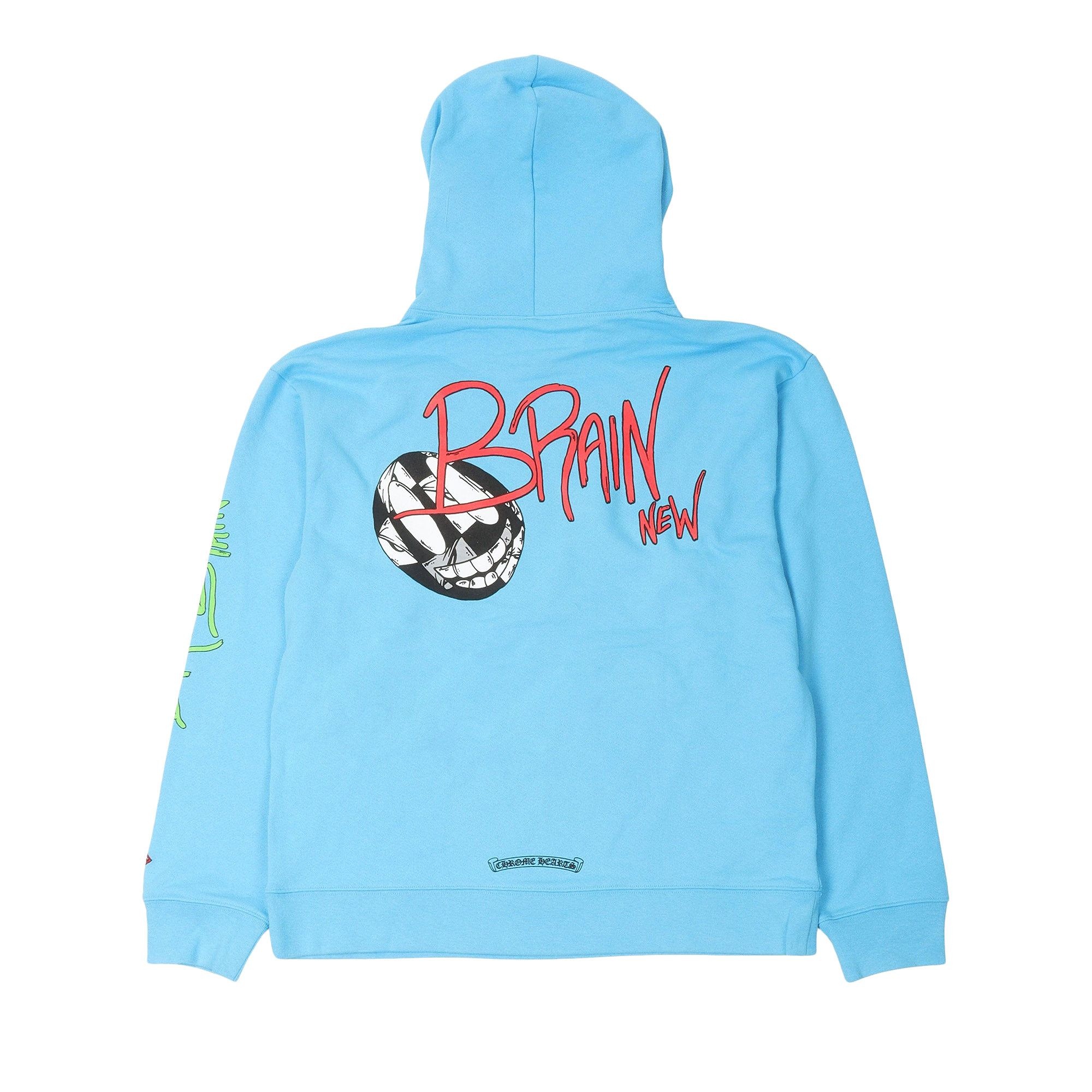 Chrome Hearts Matty Boy Brain Hoodie 'Blue' - 2