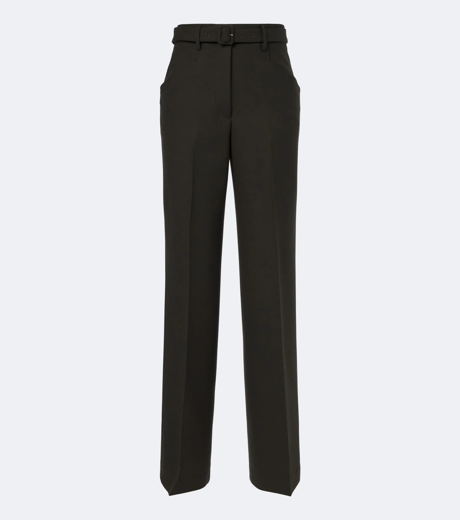 Norman virgin wool wide-leg pants - 1