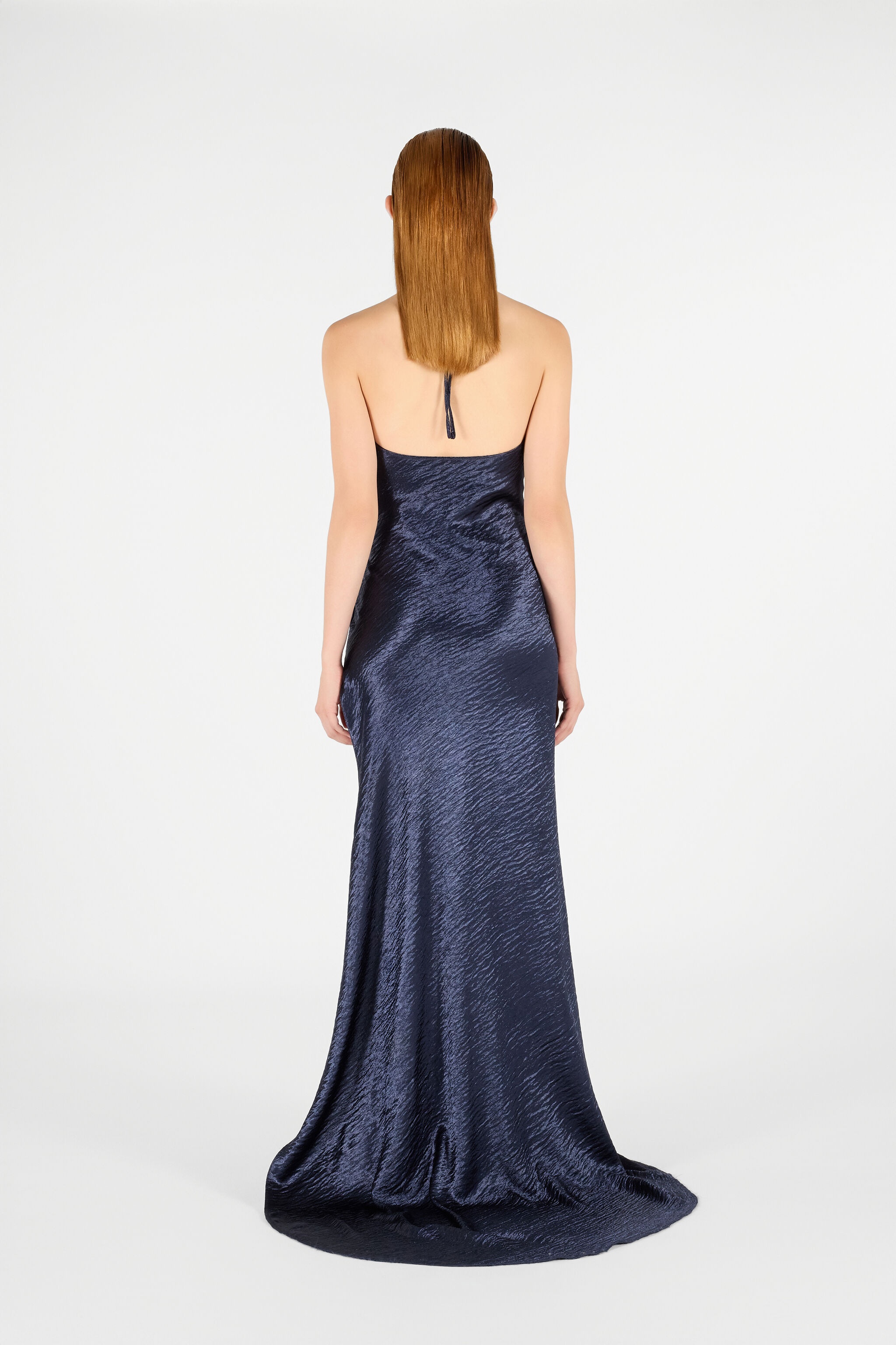 Long Dress with Cowl Neck - 4
