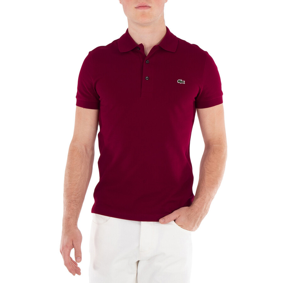 Lacoste Stretch Pique Short-Sleeve Slim Fit Polo Shirt - 3