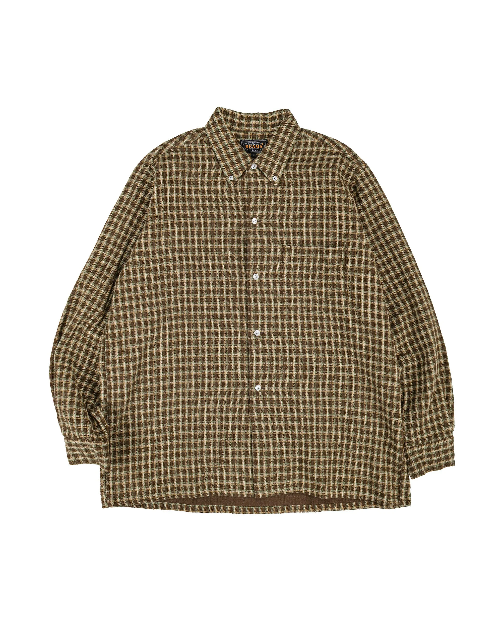 Open B.D. Panama Plaid Double Face Brown - 1