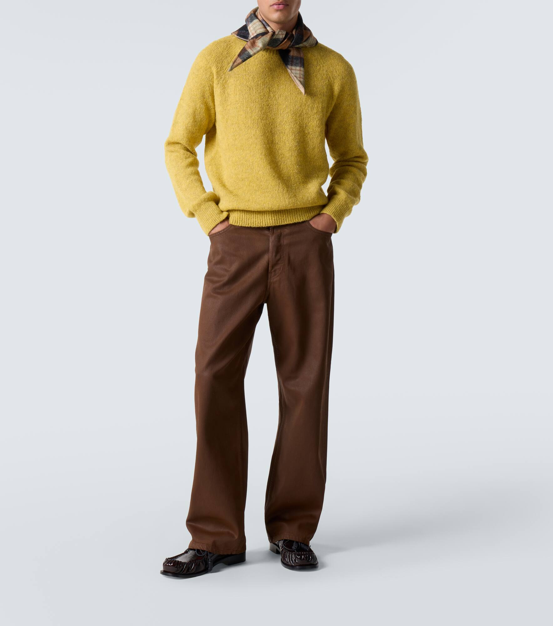 Alpaca and wool-blend sweater - 2