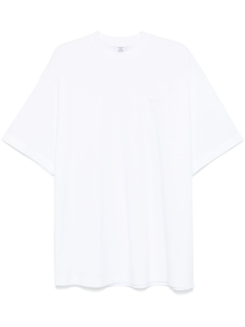 logo-embroidered T-shirt 1