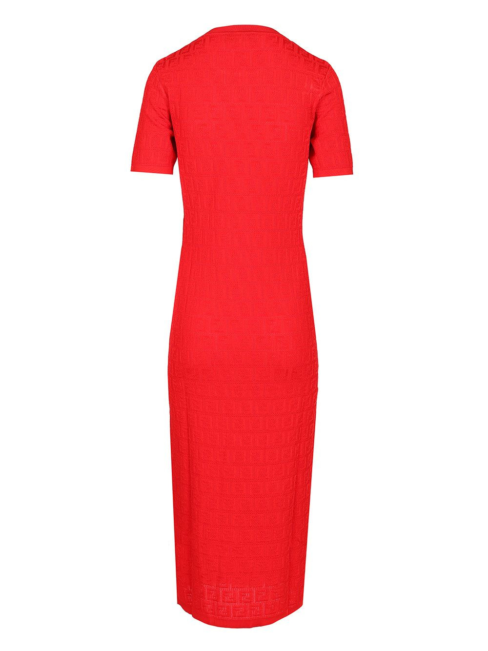 Ff Cotton And Viscose Dress Dresses Red - 2