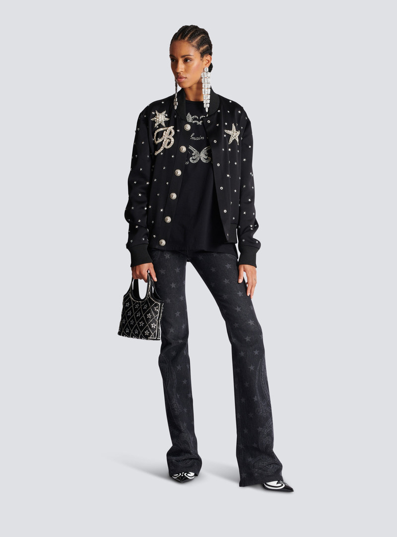 Balmain Balmain Signature paisley T-shirt outlook