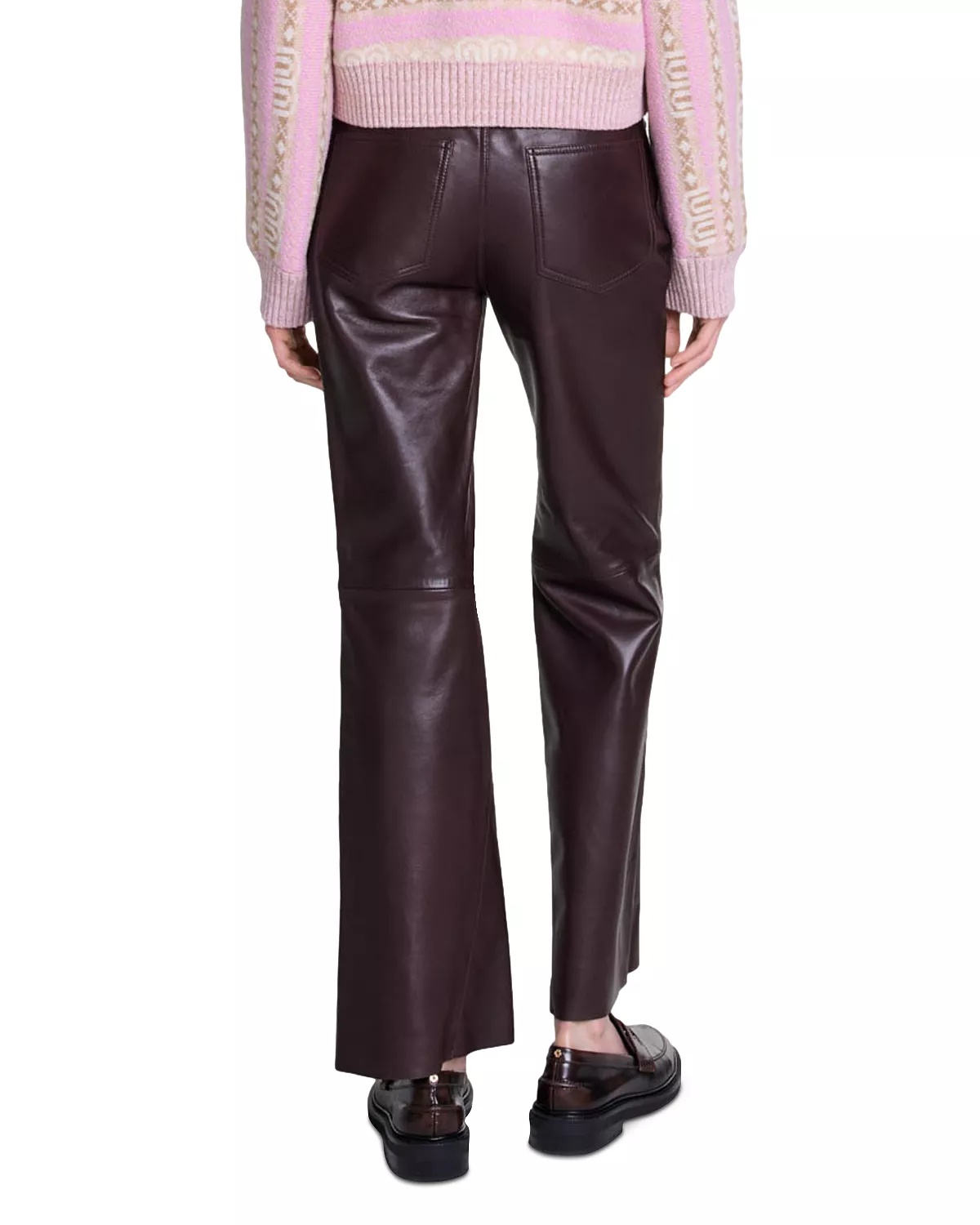 Classic Leather Trousers - 3