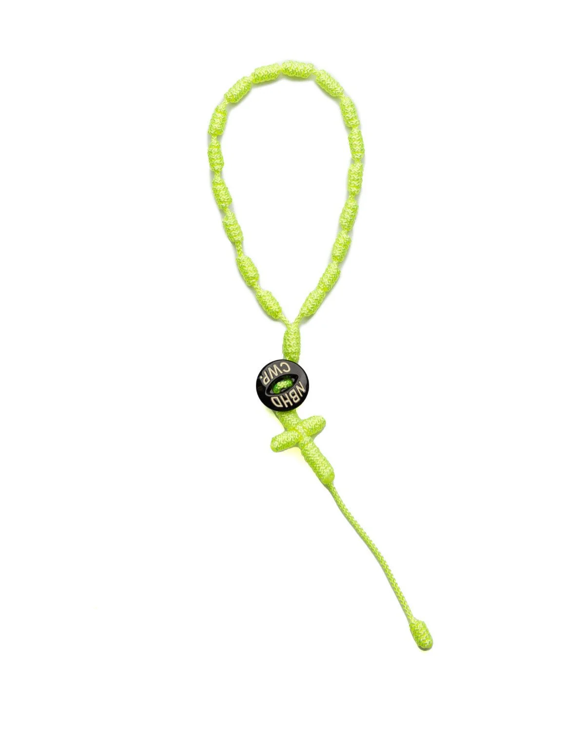 Cord Cross Bracelet Yellow - 1