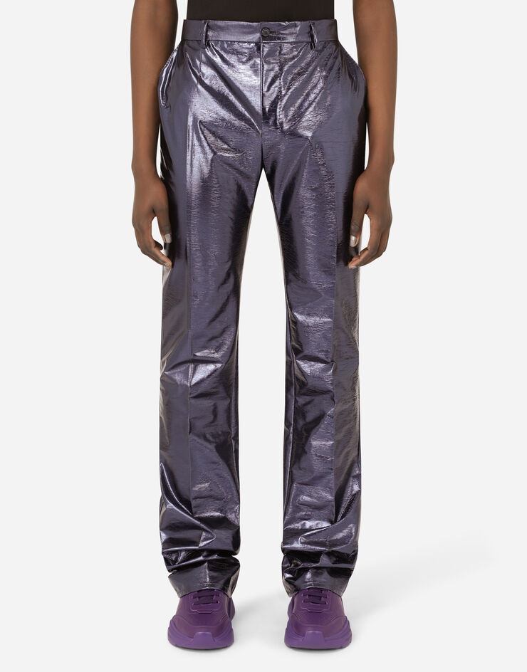 Laminated stretch technical fabric pants - 1